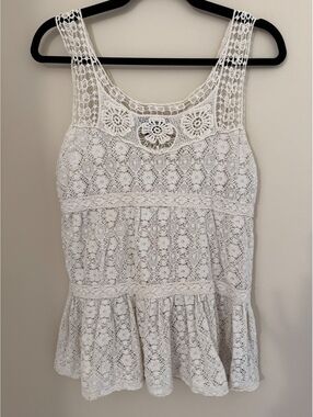 M Forever 21 crochet boho tank